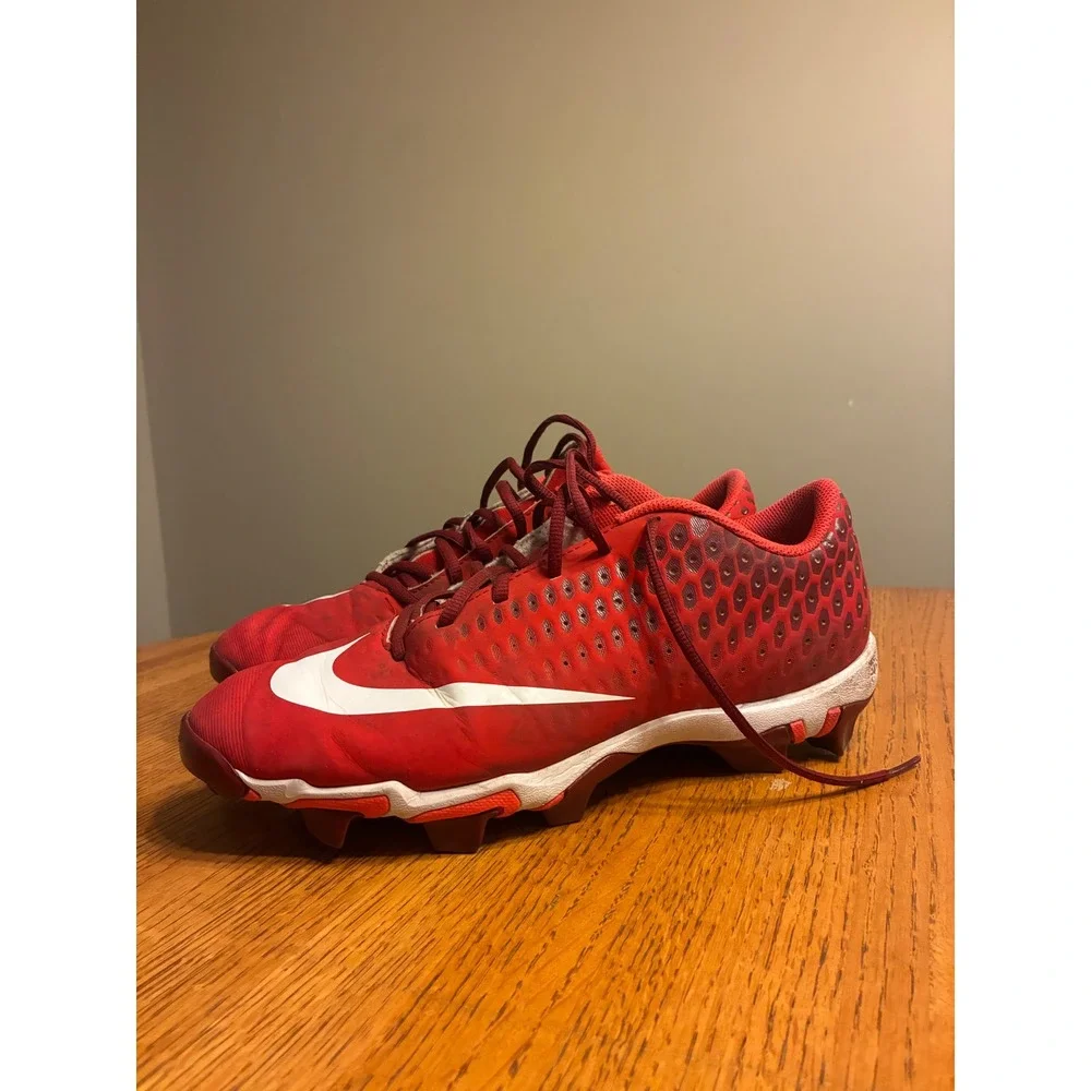 Nike Vapor Ultrafly 2 Keystone Baseball Cleats Red White Mens 10.5‎ A07945-601